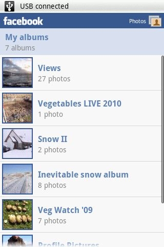 Facebook for android