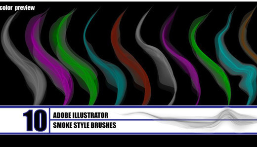 Smoke – illustrator brush pack