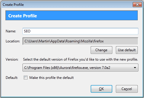 How To Create Multiple FireFox Profiles