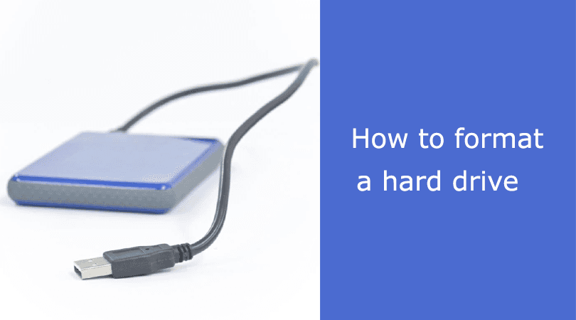 How to format a hard drive