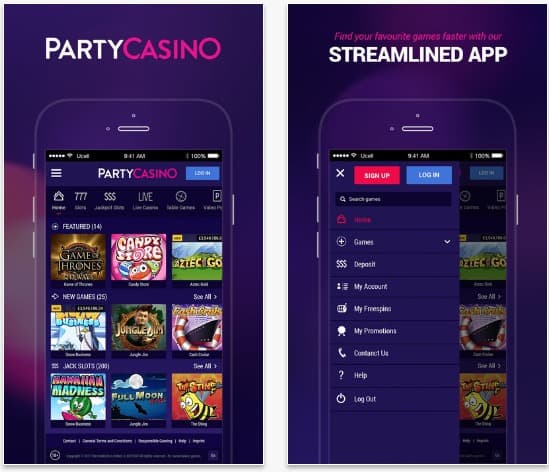 Party Casino Mobile App Review