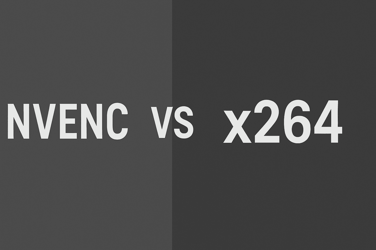 NVENC vs. X264: Which Encoder is the Best?