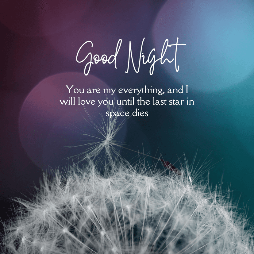 Good Night, give love to get love