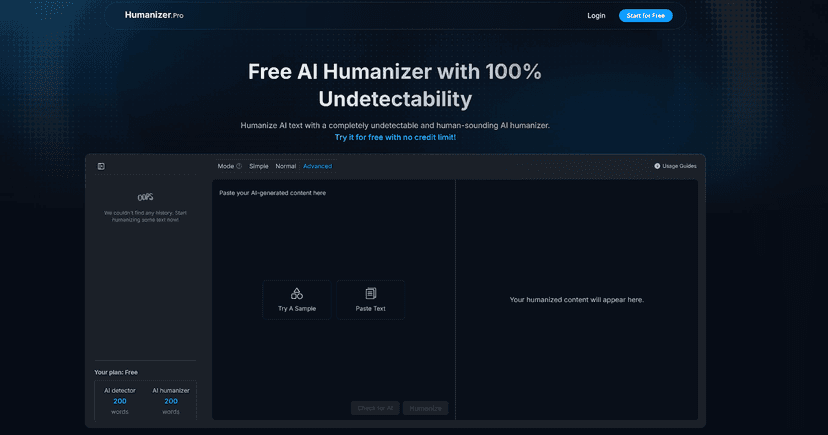 Humanizer Pro: Advanced AI Humanization Technology to Bypass Detection