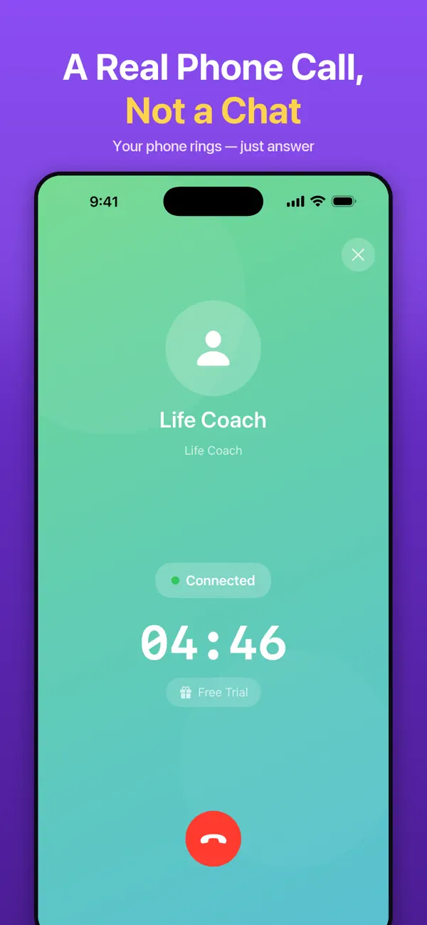 An in-progress coaching call