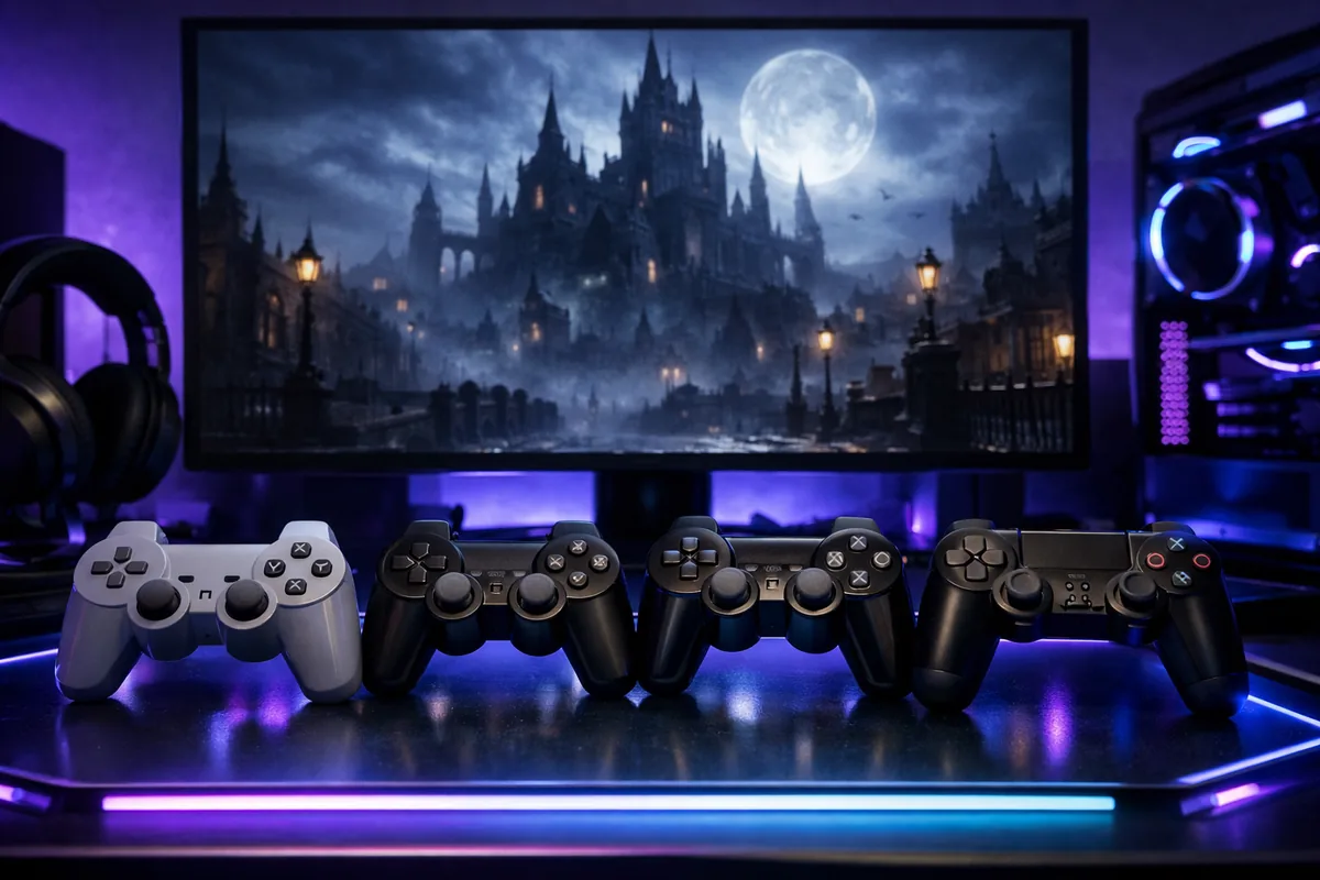 PlayStation graphics evolution comparison from PS1 pixelated to modern 4K emulated quality