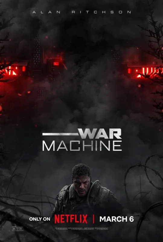 War Machine Netflix movie poster - March 2026