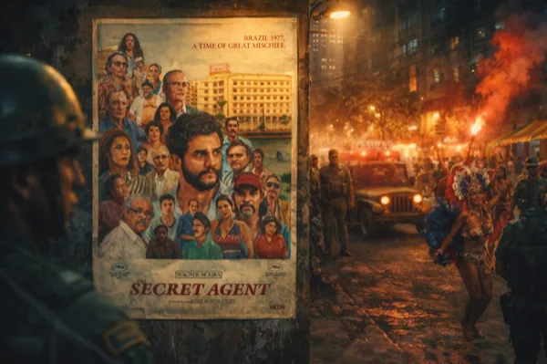 The Secret Agent movie poster - Hulu March 2026