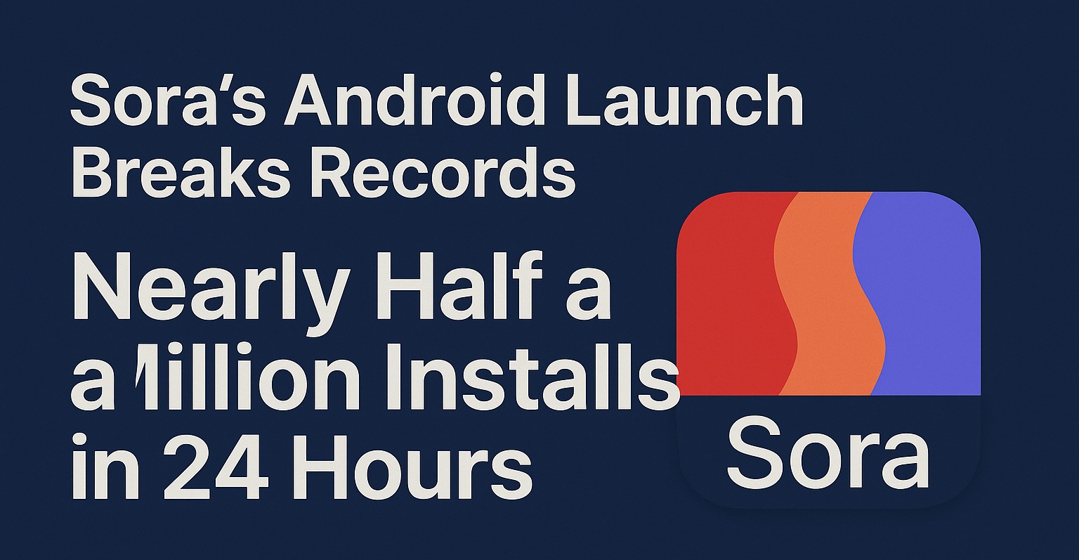 Sora’s Explosive Android Debut Signals a New Phase for AI-Powered Creativity