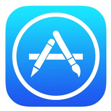 Apple App Store icon with Brazil flag and regulatory theme