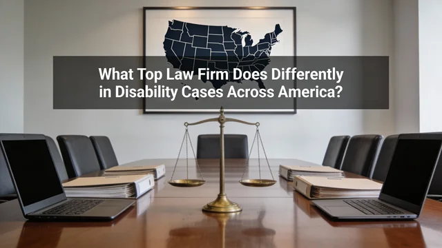 What Top Law Firm Does Differently in Disability Cases Across America