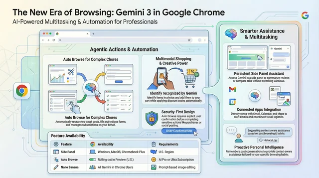 Gemini 3 Chrome AI Browsing