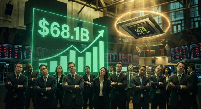 Nvidia record earnings Wall Street tepid reaction AI chip GPU