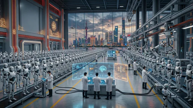 China's Humanoid Robots Are Outpacing the US — Shipping 36x More Units Than American Rivals