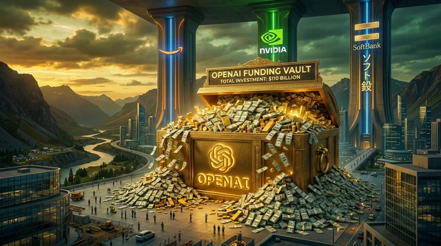 OpenAI $110 billion funding round at $730 billion valuation