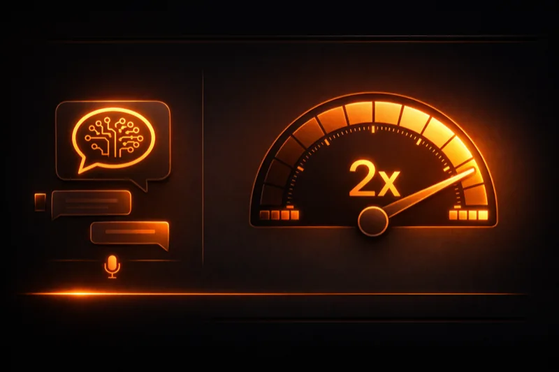 Claude AI interface showing doubled usage capacity