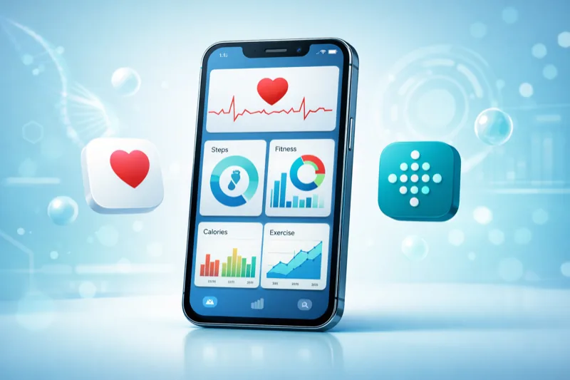 Perplexity Health connecting to Apple Health and Fitbit data