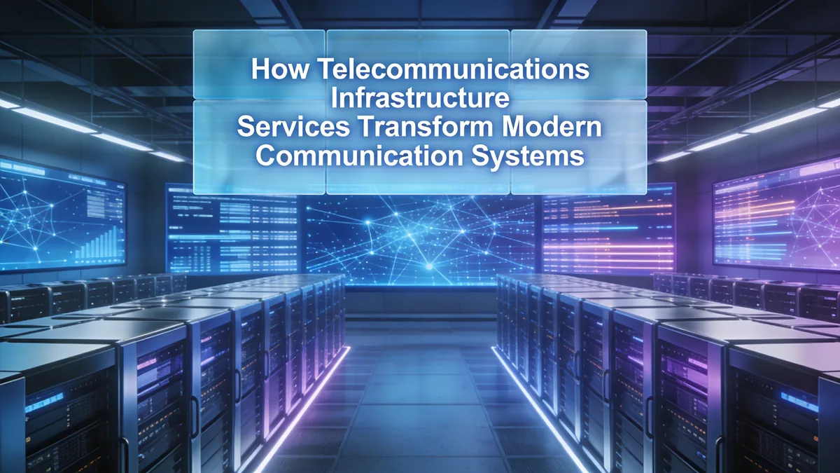 How Telecom Infrastructure Services Transform Modern Communication System