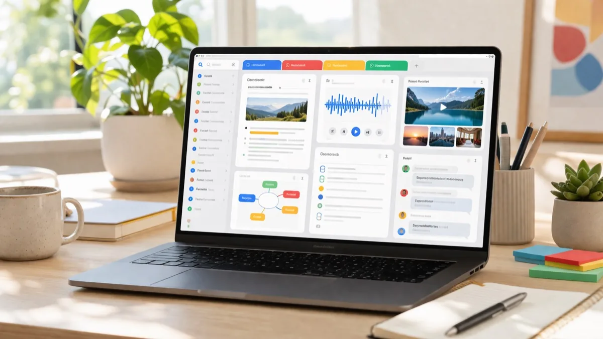 Google Gemini notebooks with NotebookLM integration