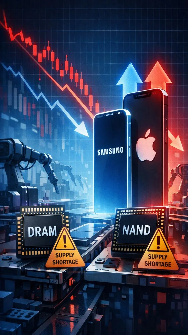 Global Smartphone Shipments Fall 4.1% in Q1 2026 as Memory Chip Crunch Hits the Industry