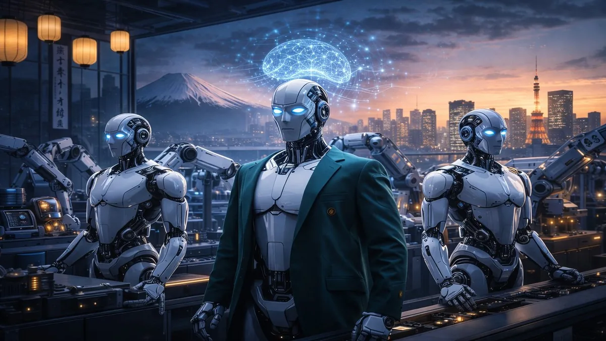 Japan AI consortium with SoftBank Sony Honda humanoid robots building 1 trillion parameter physical AI model