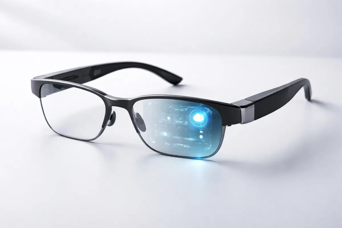 Best smart glasses 2026 - Ray-Ban Meta AR glasses with blue display