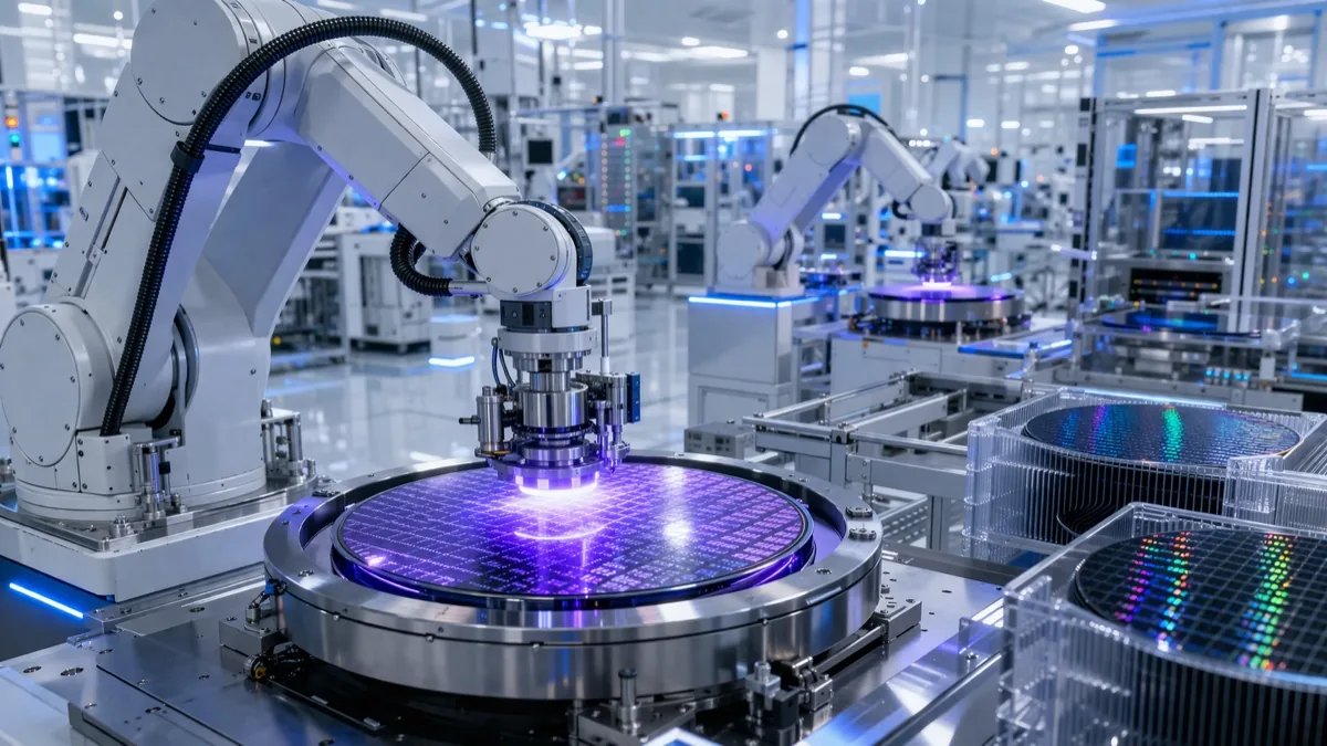 TSMC CoWoS advanced chip packaging cleanroom