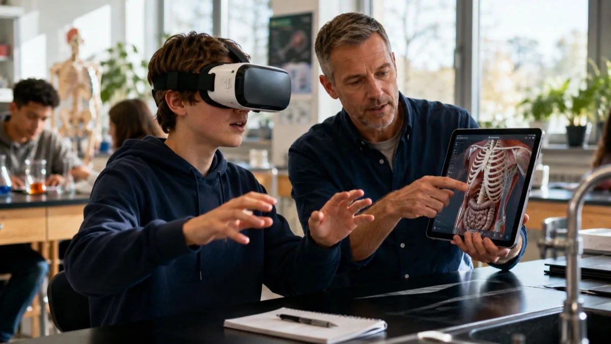How Augmented Reality (AR) and Virtual Reality (VR) Are Changing the Classroom Experience — featured image