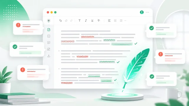 Free online spell checker tools 2026 — AI writing assistant with grammar corrections on document interface