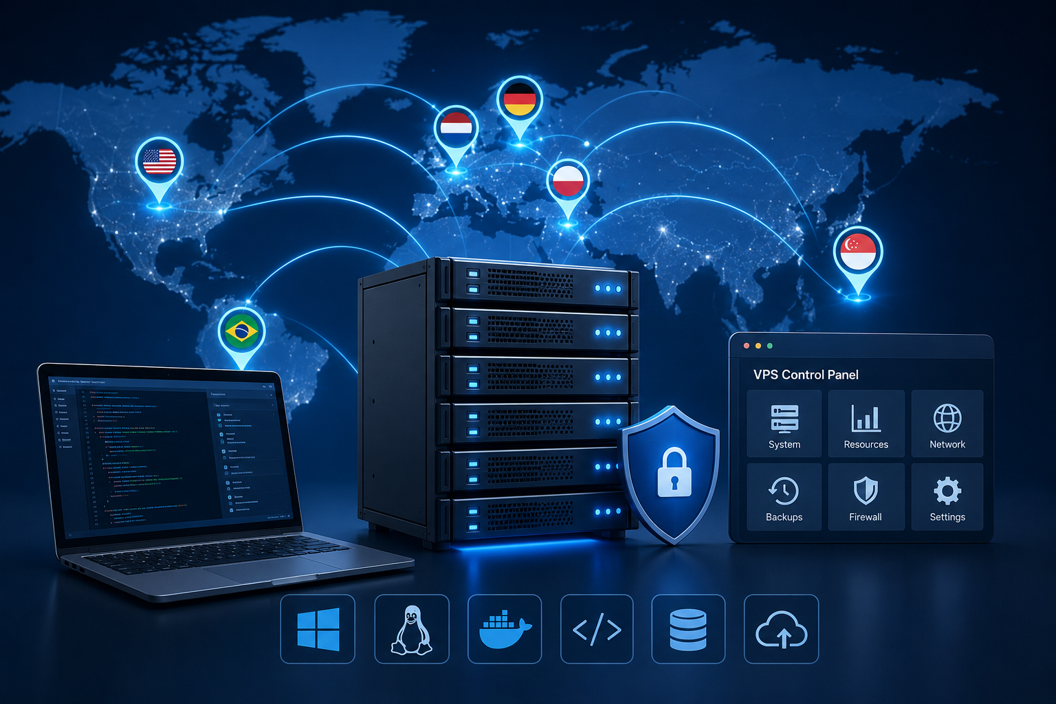 Solutions of VPS Hosting: Global and Administrative Access