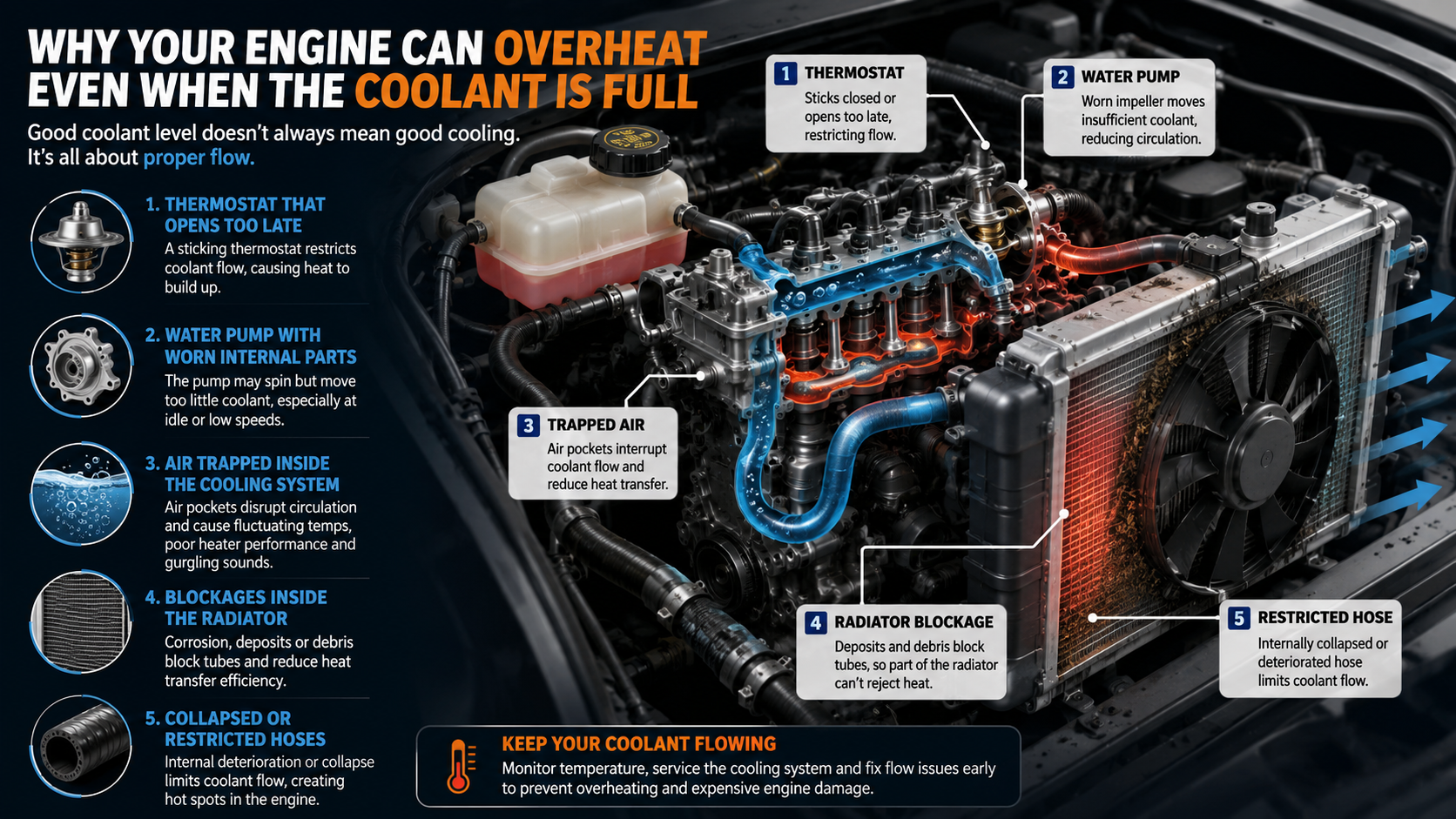 Coolant Flow Issues That Drivers Often Miss