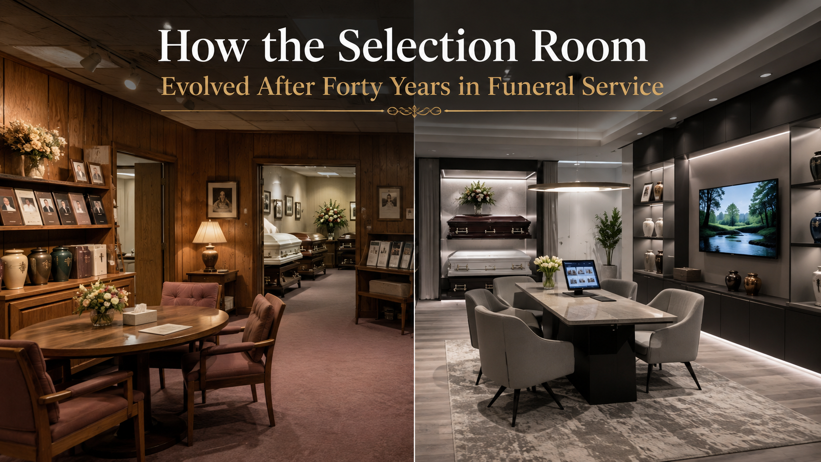 How the Selection Room Evolved After Forty Years in Funeral Service
