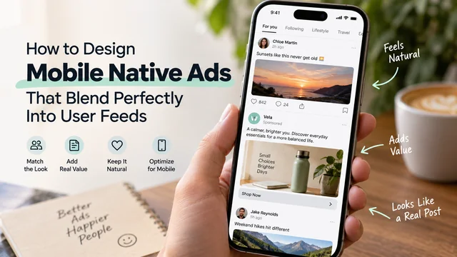 How to Design Mobile Native Ads That Blend Perfectly Into User Feeds
