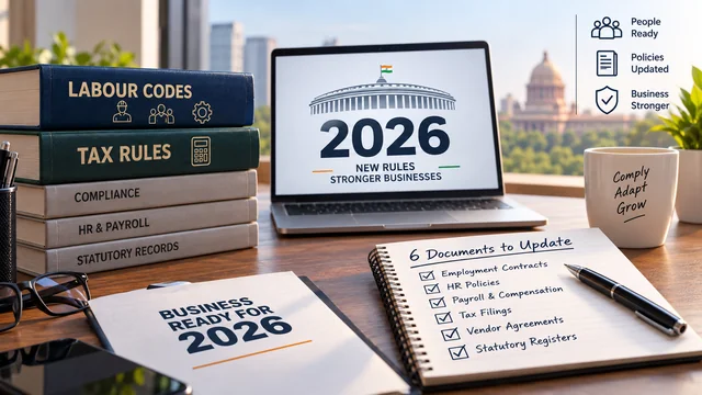 New Labour Codes and Tax Rules 2026: 6 Business Documents You Need to Update Now