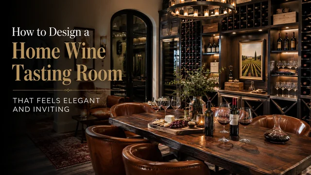 How to Design a Home Wine Tasting Room That Feels Elegant and Inviting