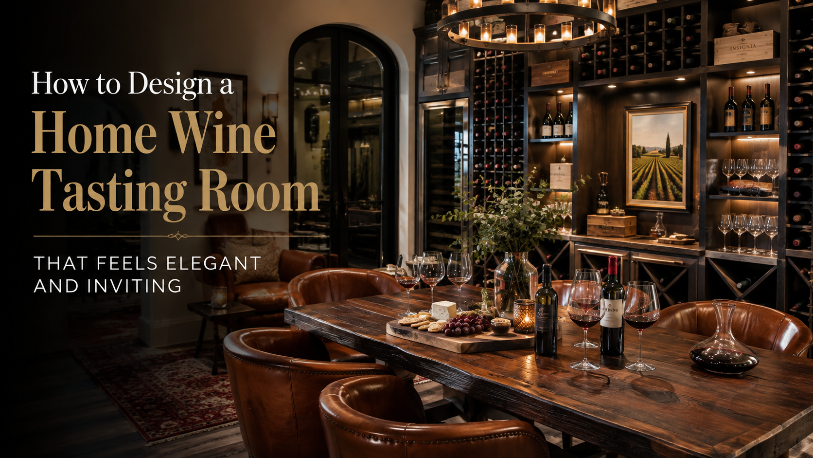 How to Design a Home Wine Tasting Room That Feels Elegant and Inviting
