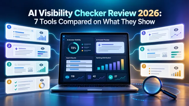 AI Visibility Checker Review 2026: 7 Tools Compared on What They Show