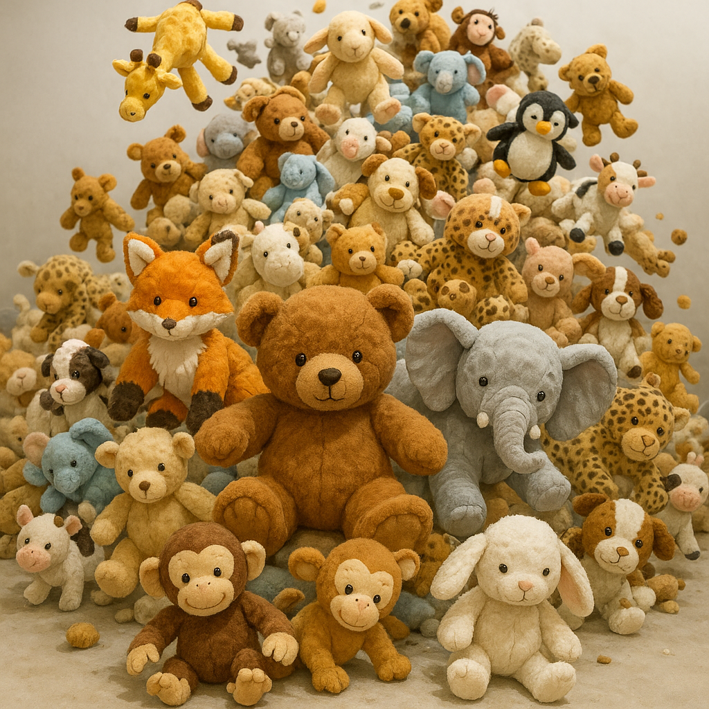 Daily Image Prompt - An avalanche of stuffed animals