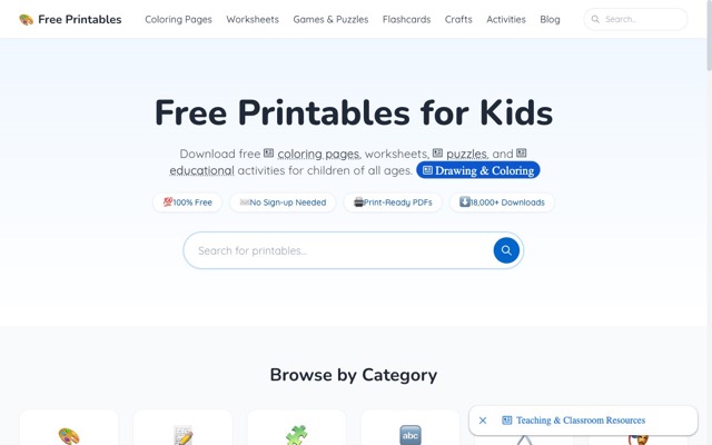 Cool Digital Photography — free printables for kids homepage