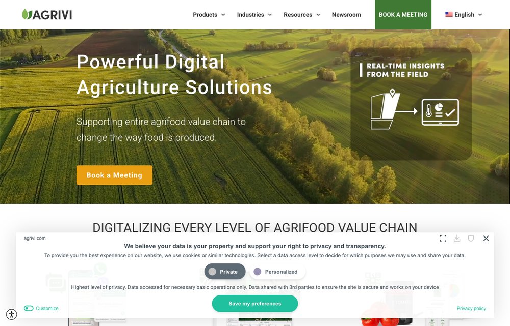 AGRIVI app screenshot