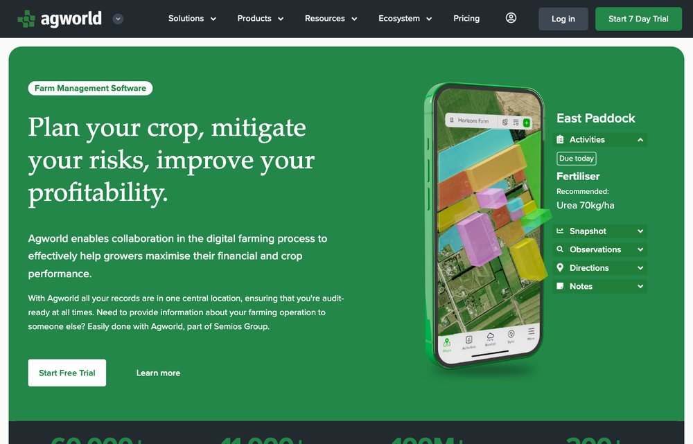 Agworld app screenshot