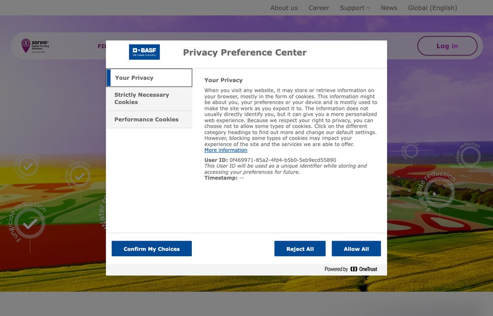 xarvio app screenshot