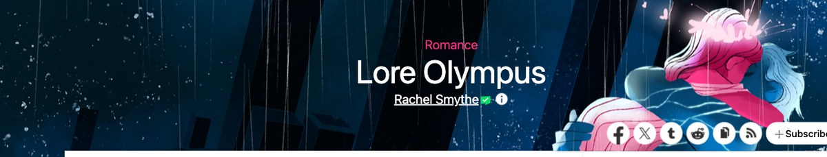Lore Olympus by Rachel Smythe webcomic on WEBTOON