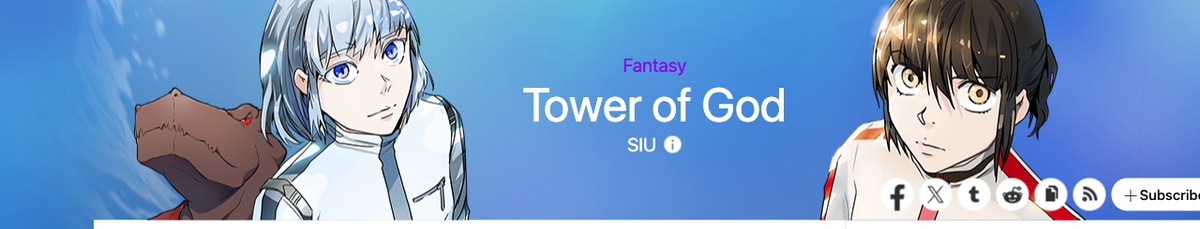 Tower of God by SIU webcomic on WEBTOON