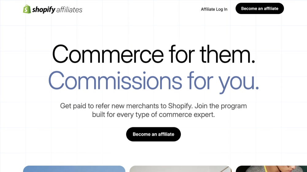 Shopify Affiliate affiliate program
