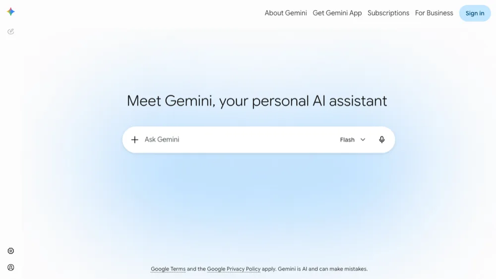 Google Gemini screenshot