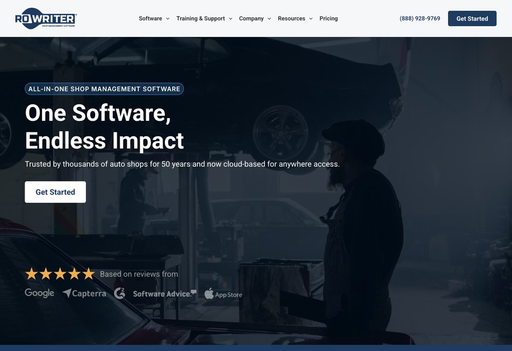 R.O. Writer auto shop management software