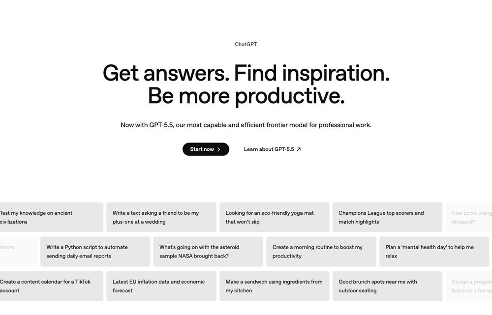 ChatGPT by OpenAI