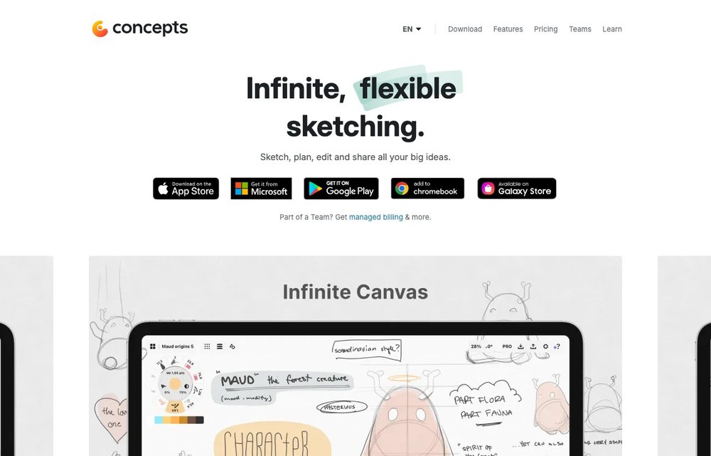 Concepts app