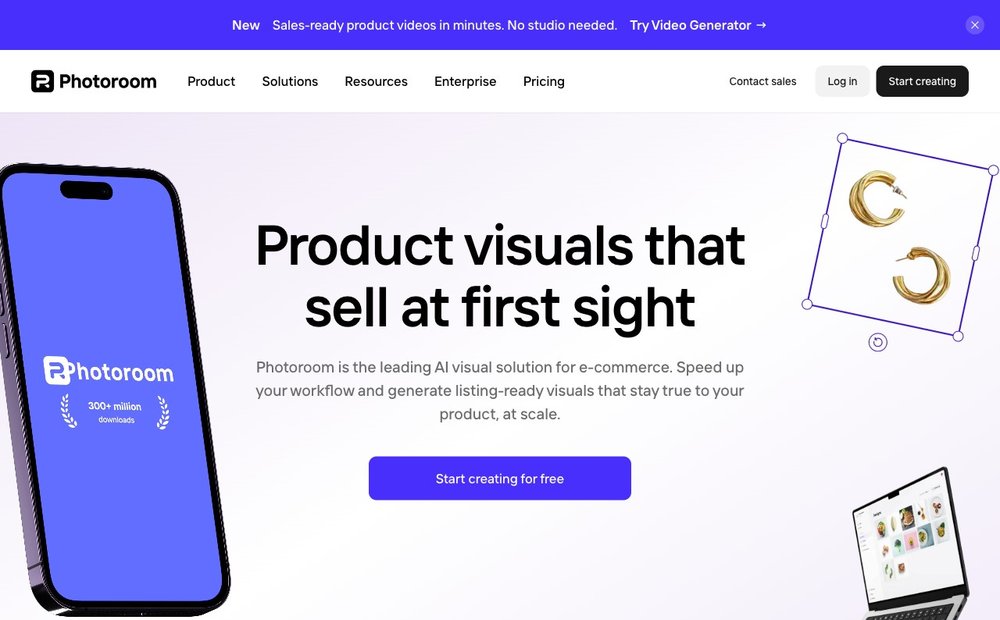 Photoroom AI photo editor